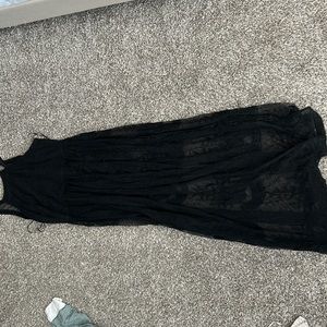 Black high neck halter romper dress dainty hooligan